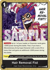 Hair Removal Fist - ONE PIECE CARD GAME - MoxLand